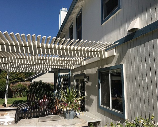 Double Support Beam Wall Attached Patio Cover Elk Grove Ca