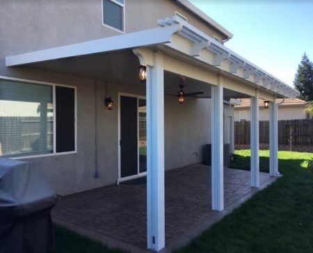 Scallop End Cap Patio Cover installation Service Sacramento, CA