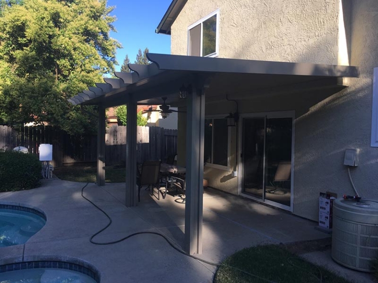 Durawood Attached Wall Patio Cover - Sacramento, CA - Petkus Brothers